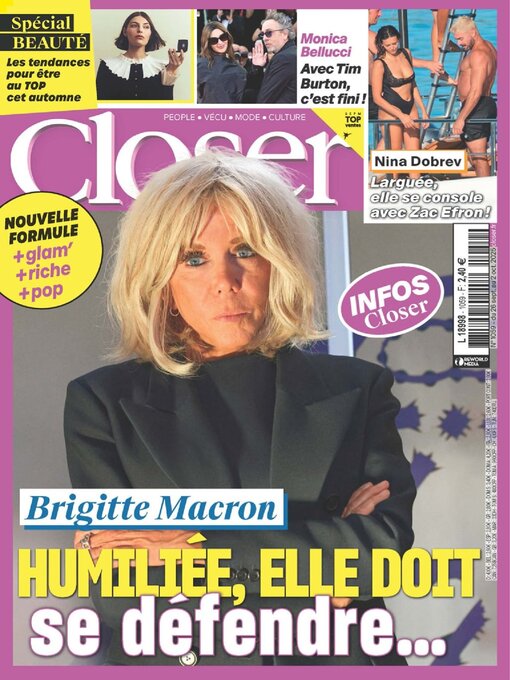 Détails du titre pour Closer France par Reworld Media Magazines - Disponible